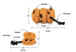 Pup Cup Cafe Collection - Cookie's n' Treats toy features and sizing shown