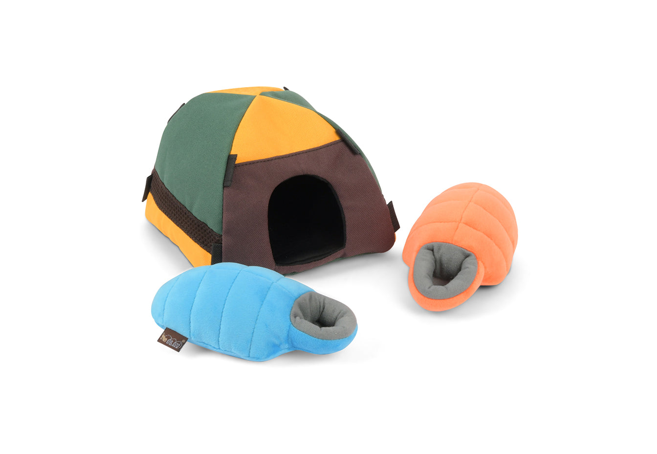 P.L.A.Y. Plush Dog Toys Durable Toys With Squeakers
