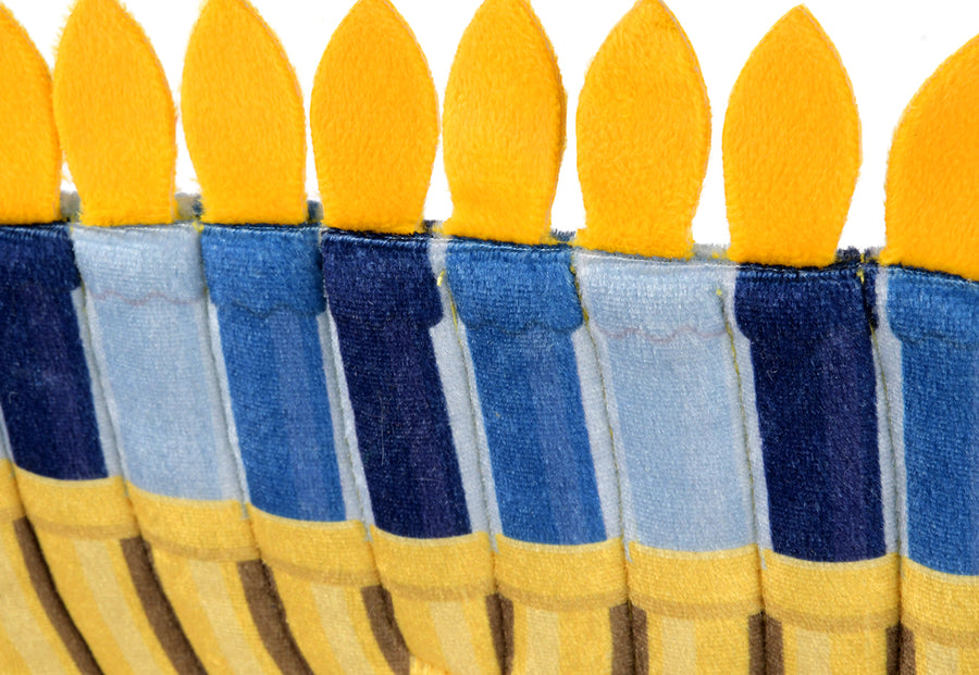 P.L.A.Y. Paw-nukkah Collection Menorah Toy - close up of candles