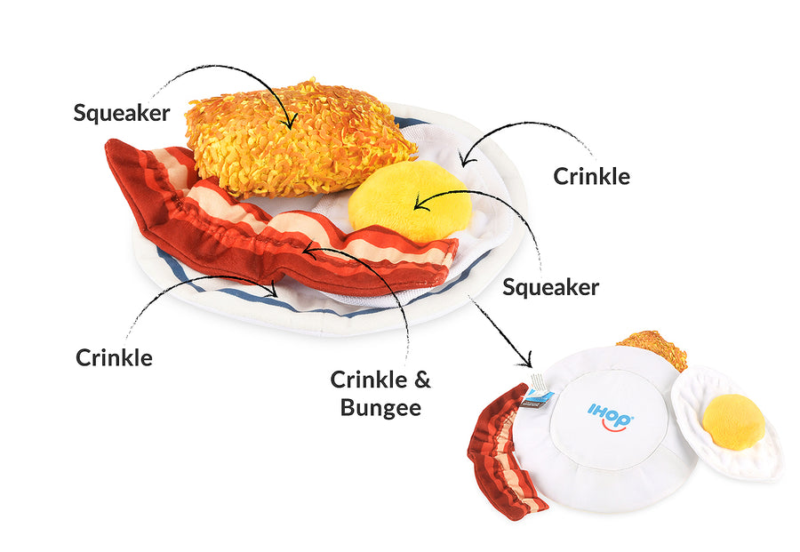 IHOP x P.L.A.Y. Eggcellent Play Platter - features shown