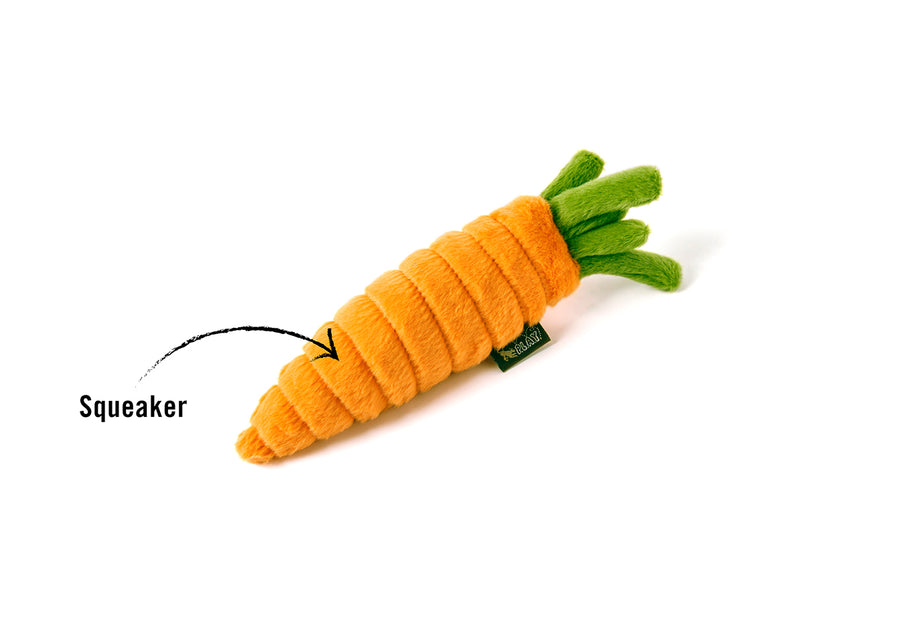 Puppy Pet Supplies Carrot Toy, Dog Squeak Toy Vegetable